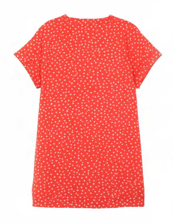 Marks & Spencer Robe fourreau pour femme UK 16 Grand pois rouge