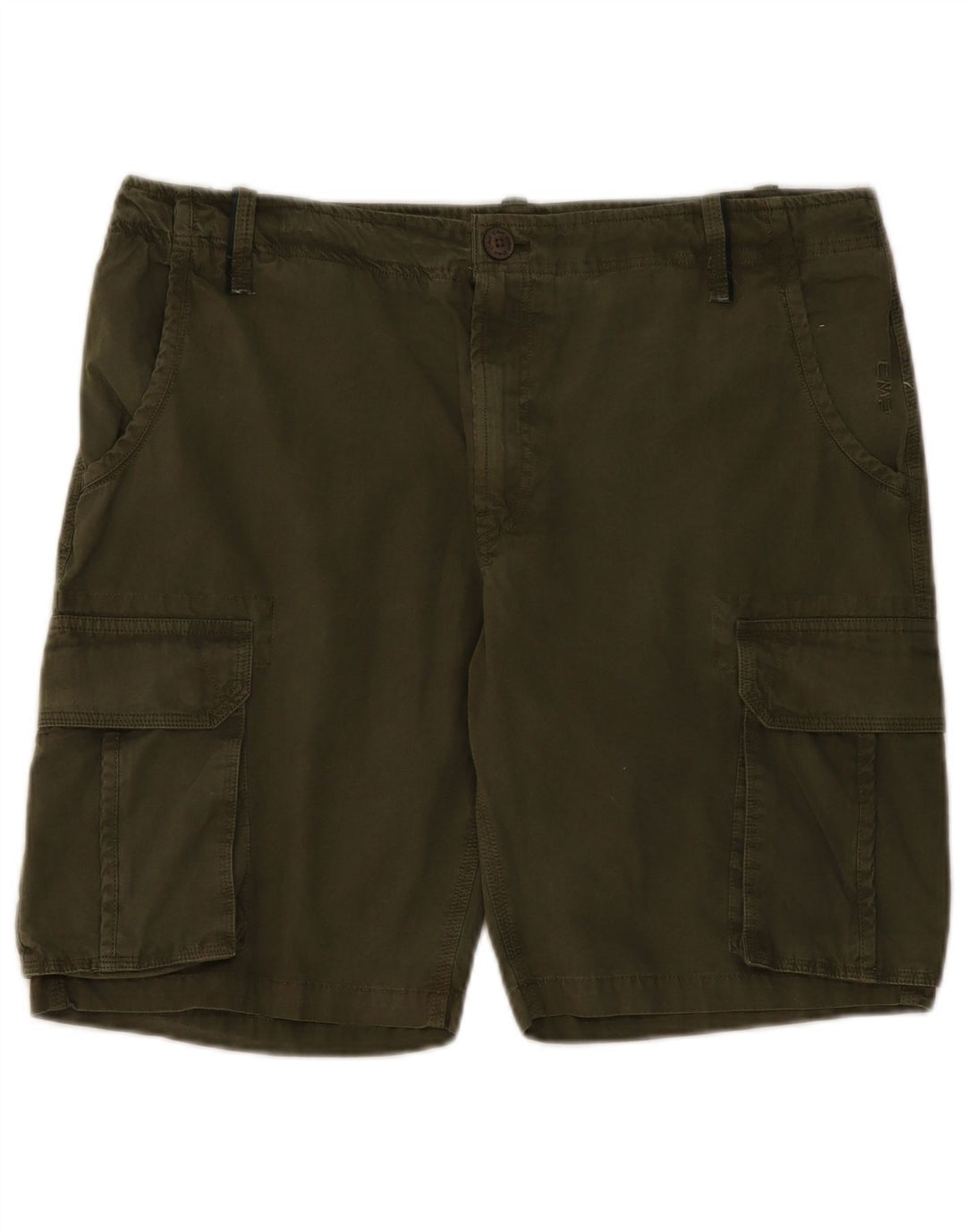 CMP Short Cargo Homme IT 54 2XL W40 Kaki Coton