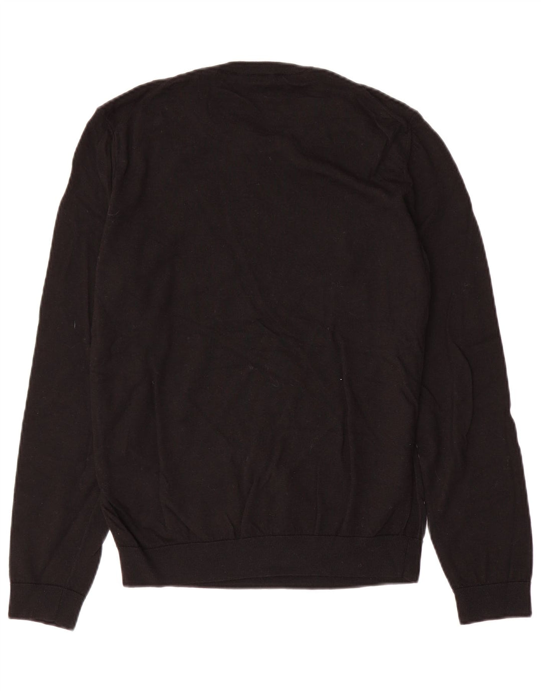Hugo Boss Pull ras du cou en laine noir moyen homme