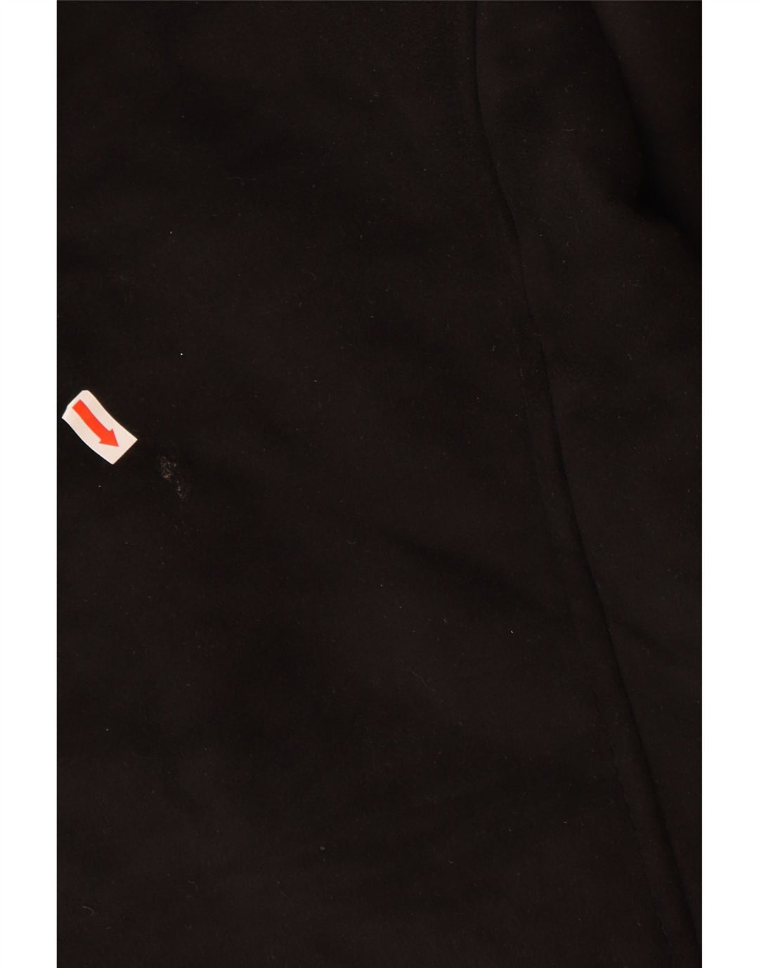 ZARA Veste Sherpa Biker Femme UK 12 Medium Noir Polyester