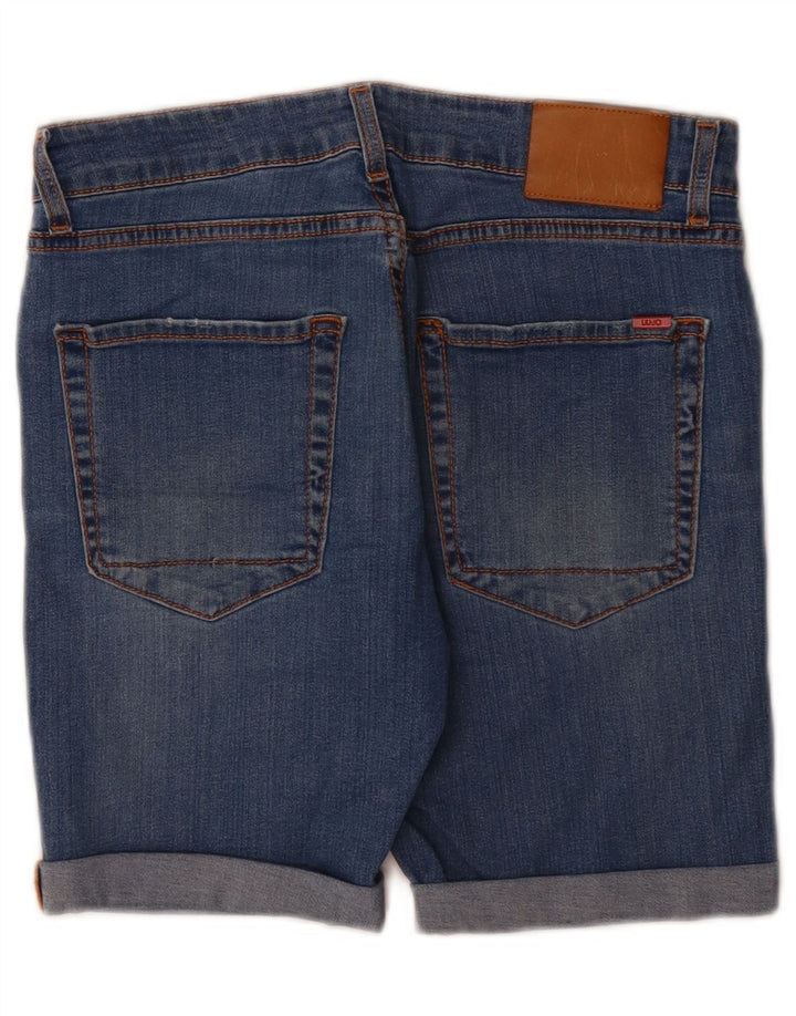 Liu Jo Short En Jean W28 Bleu Moyen Femme