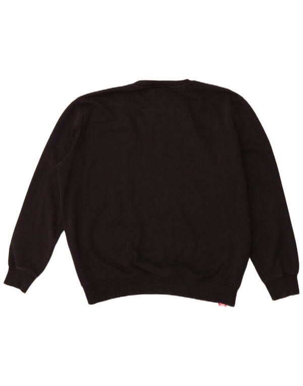 ALPHA INDUSTRIES Sweat-shirt graphique pour homme 2XL en coton noir