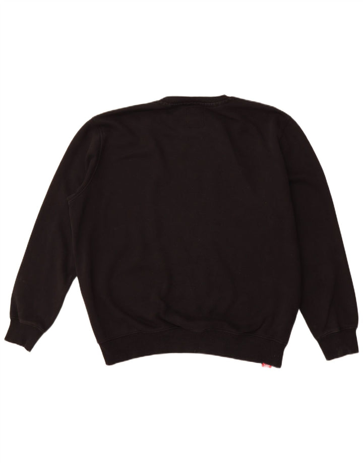 ALPHA INDUSTRIES Sweat-shirt graphique pour homme 2XL en coton noir
