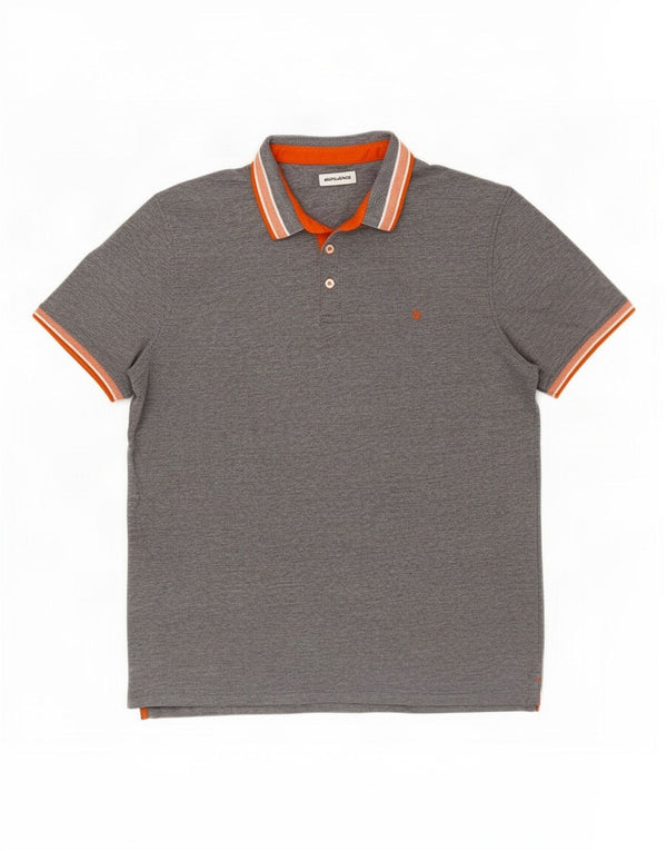 Jack & Jones Polo Homme 2XL Gris Coton