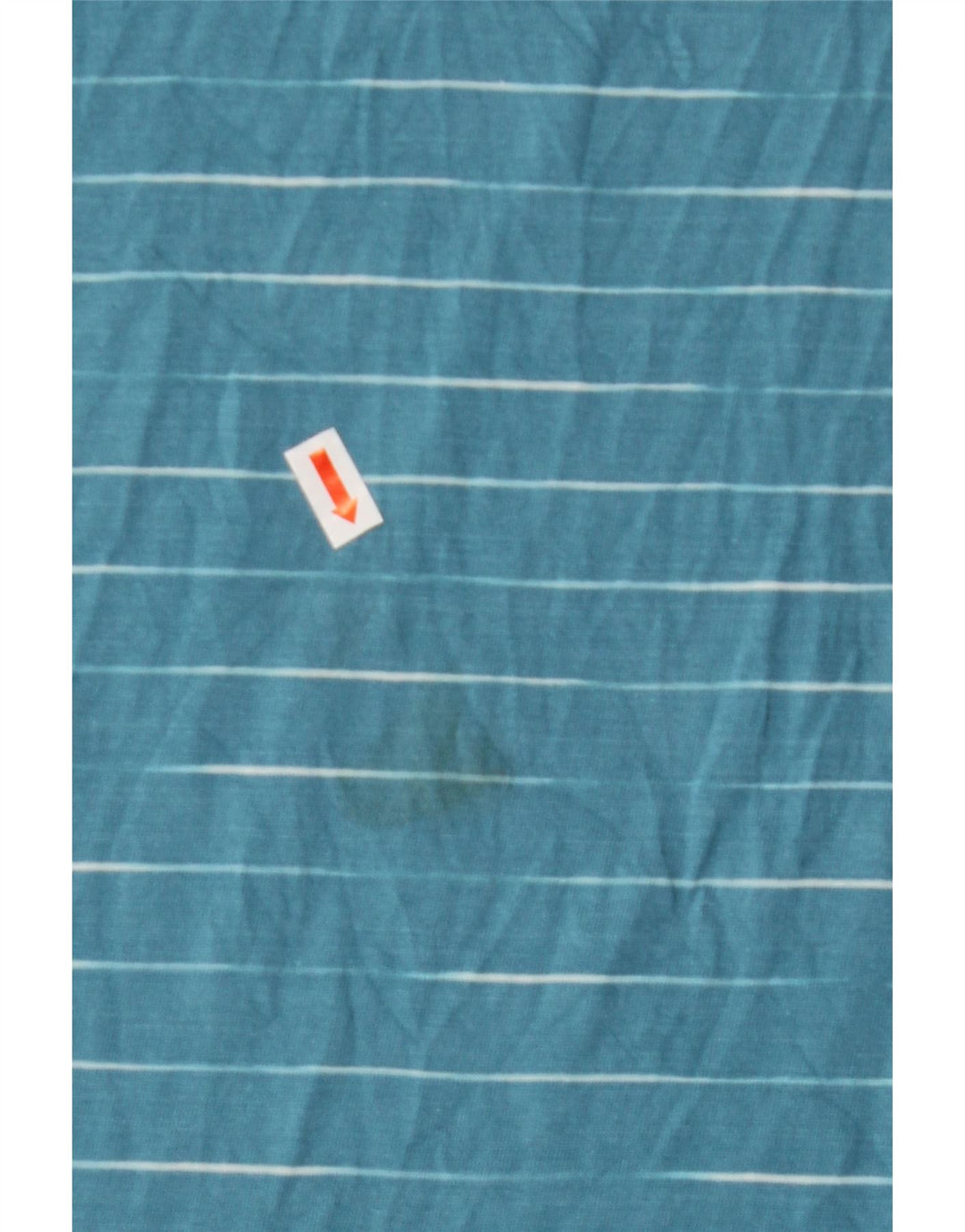 WEIRD FISH T-Shirt Homme Top XL Bleu Rayé Coton