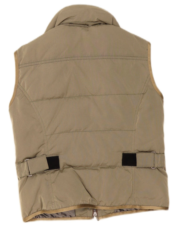 PEUTEREY Femme Gilet Rembourré IT 44 Vert Moyen Polyamide