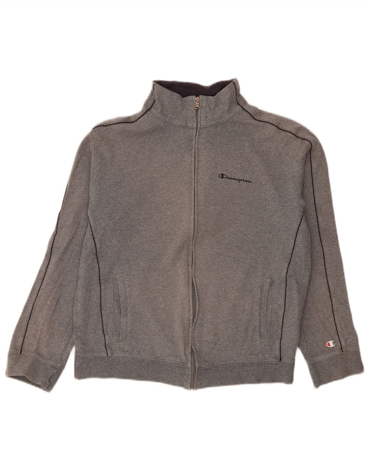 Champion Veste de survêtement pour femme UK 14 Gris moyen Coton