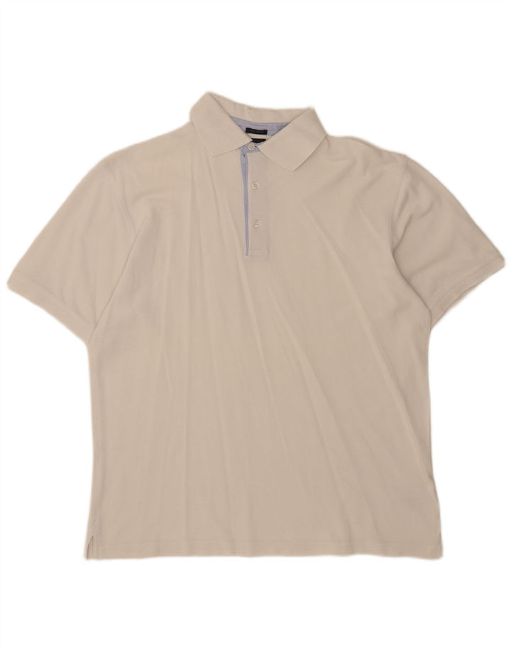 Daniel Hechter Polo Homme XL Blanc Coton