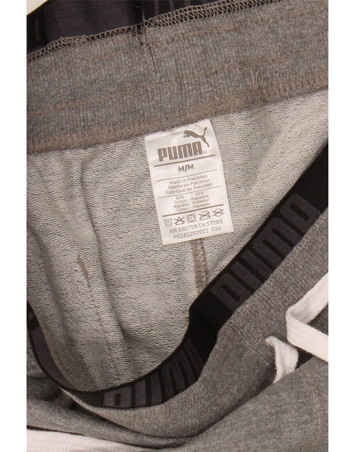 Puma Short Graphic Sport Homme Gris Moyen Coton