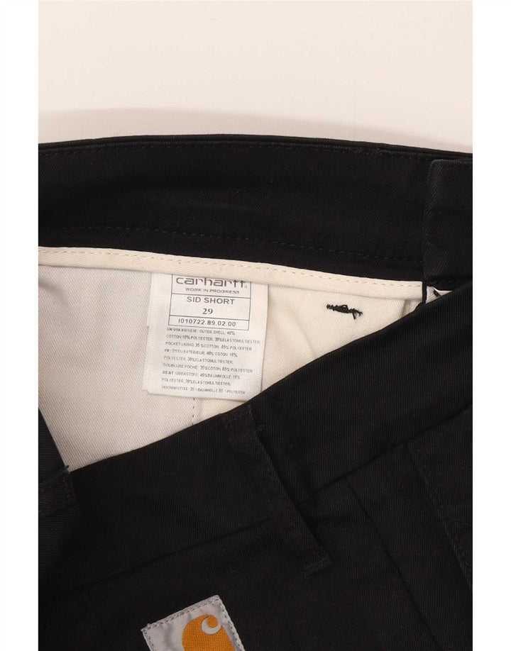 Carhartt Short Chino Homme W29 Coton Noir Moyen