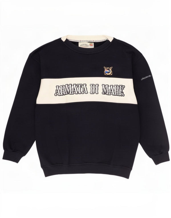 Armata Di Mare Sweat-shirt pour homme IT 52 Large Bleu marine Colourblock
