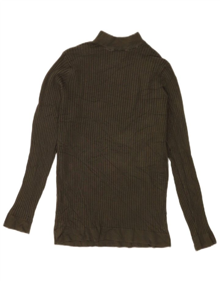 Zara Homme Top Manches Longues Petit Kaki Viscose