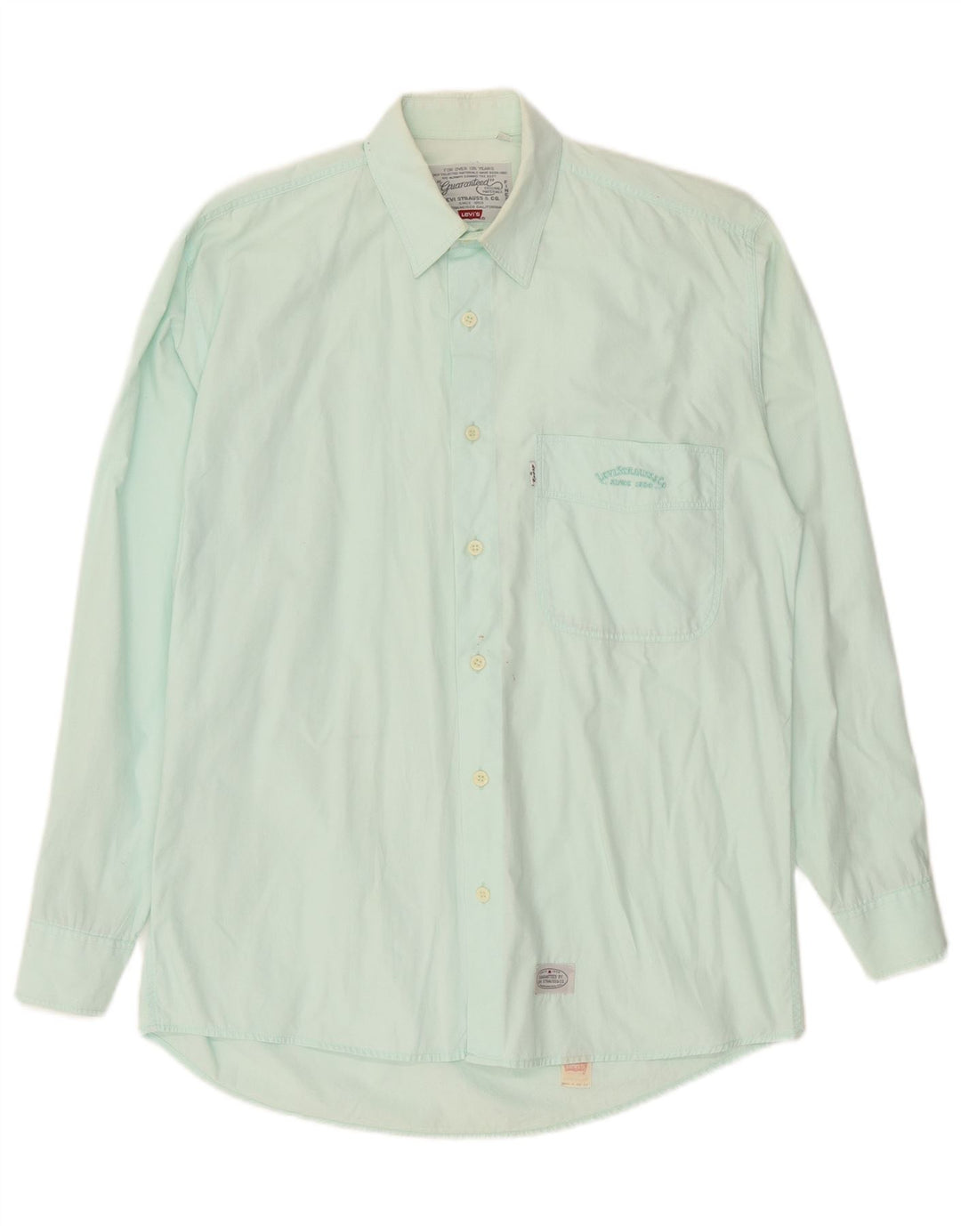 Levi's Chemise Small Turquoise Coton Homme