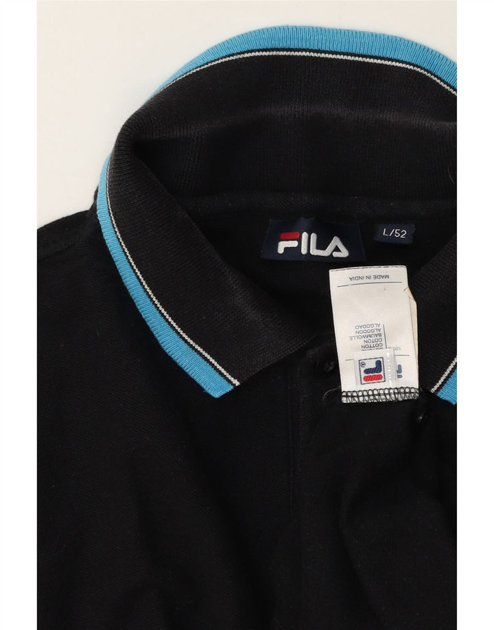 Fila Polo Homme IT 52 Large Noir Coton
