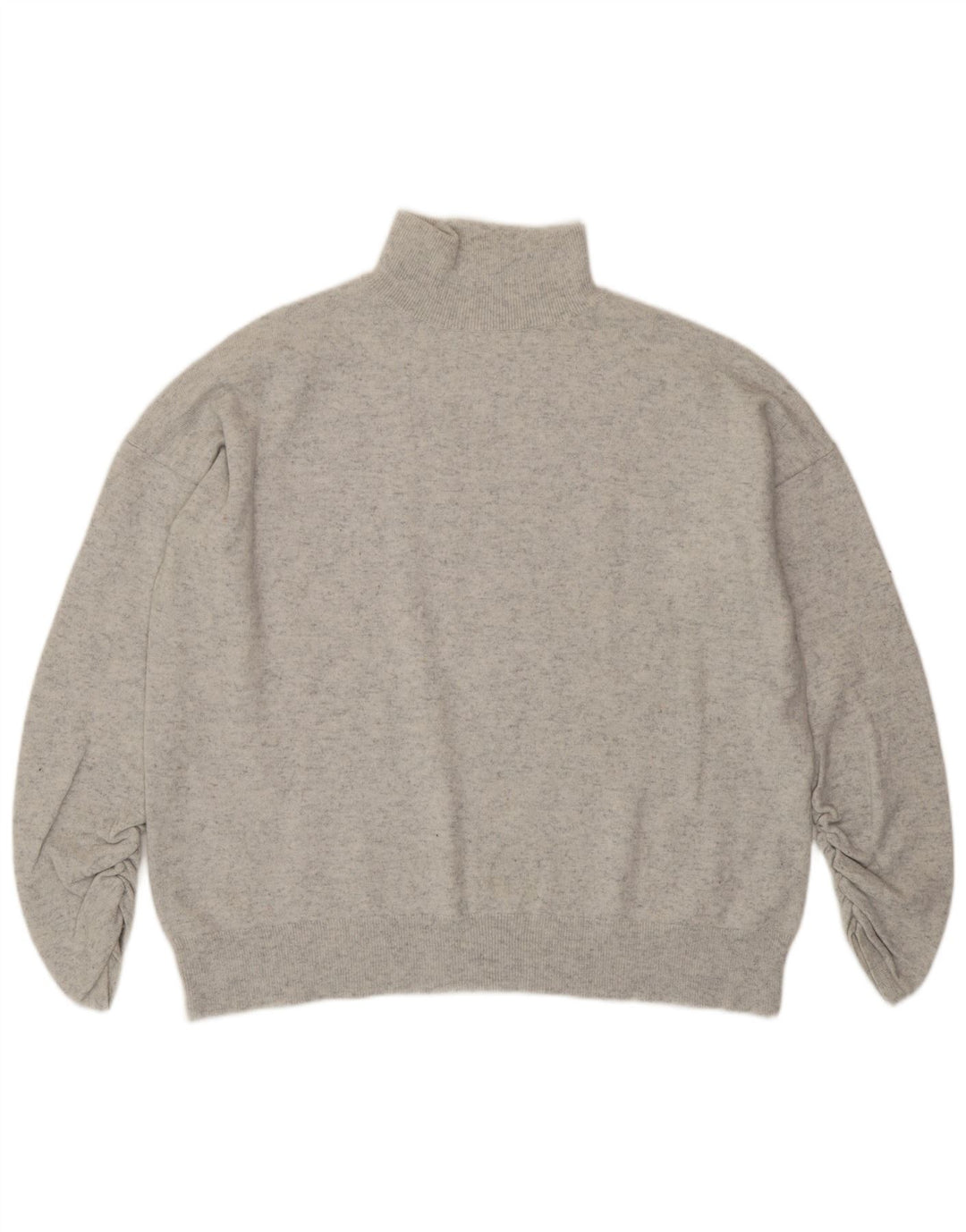 MINT VELVET Pull col roulé pour femme UK 14 Gris moyen moucheté