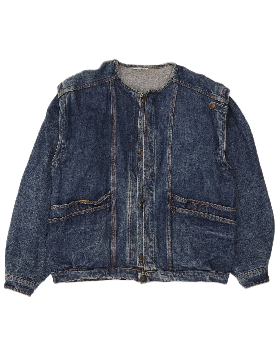 veste en denim homme vintage UK 40 Grand Bleu