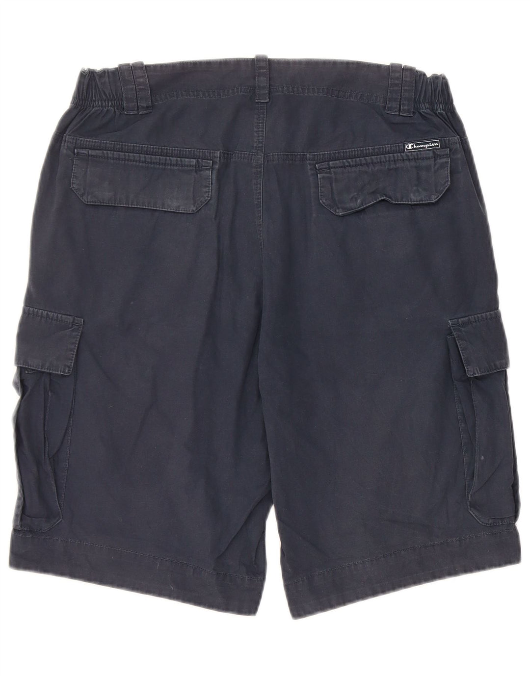 CHAMPION Short cargo coupe régulière pour homme Petit W29 Bleu marine en coton