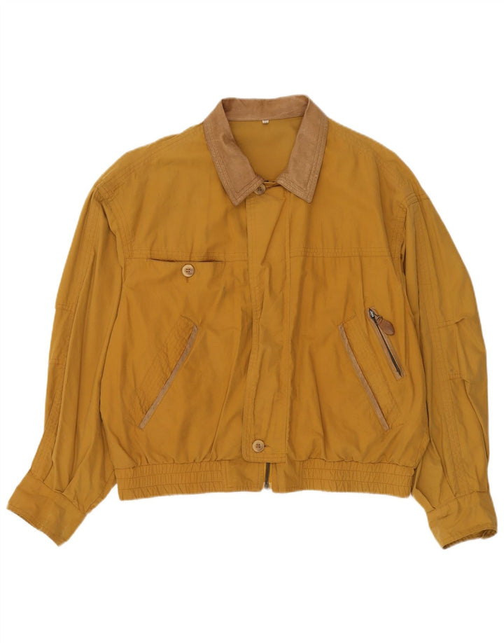 Ciao Veste Bomber Homme IT 50 Large Jaune Coton Classique