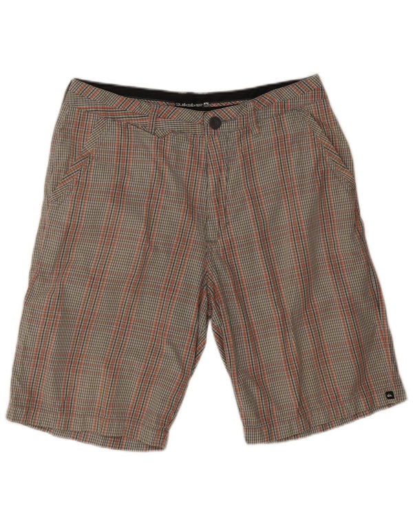 Quiksilver Short Chino Homme W32 Medium Multicolore Carreaux Coton