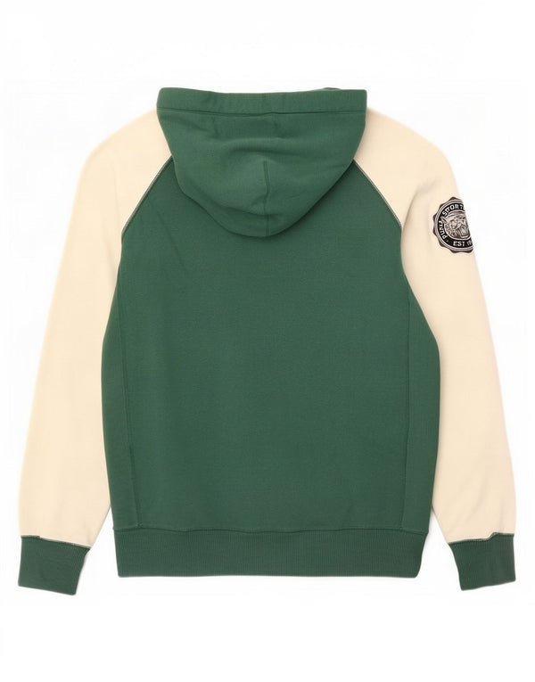 Puma Pull à Capuche Graphique Homme Vert Moyen Colourblock Cotton