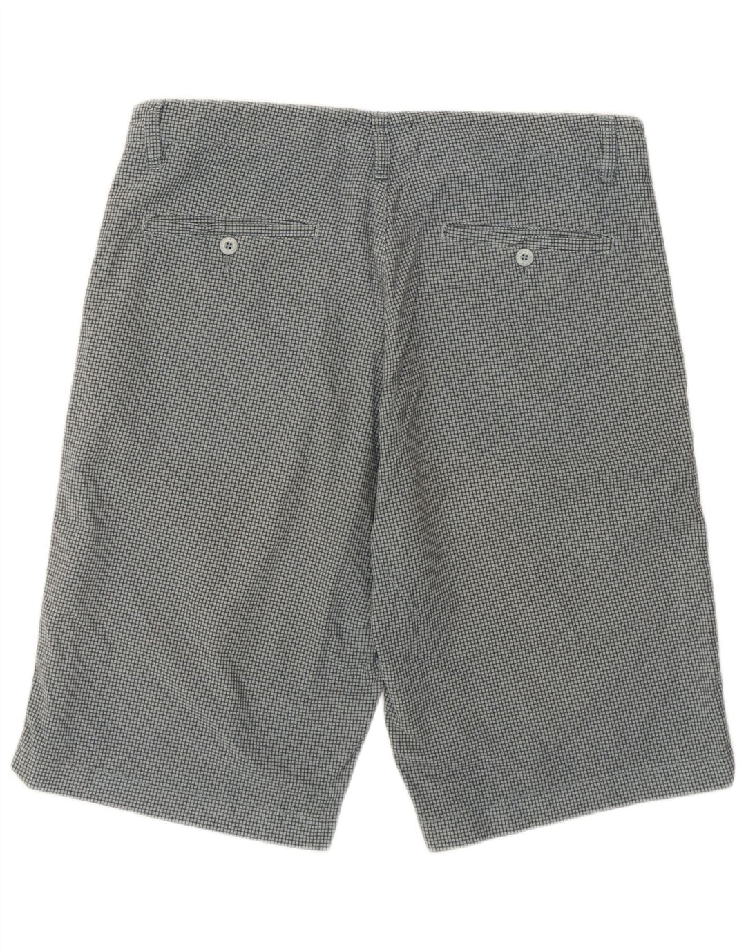 Converse Short Chino Homme Large W34 Gris à Carreaux Coton