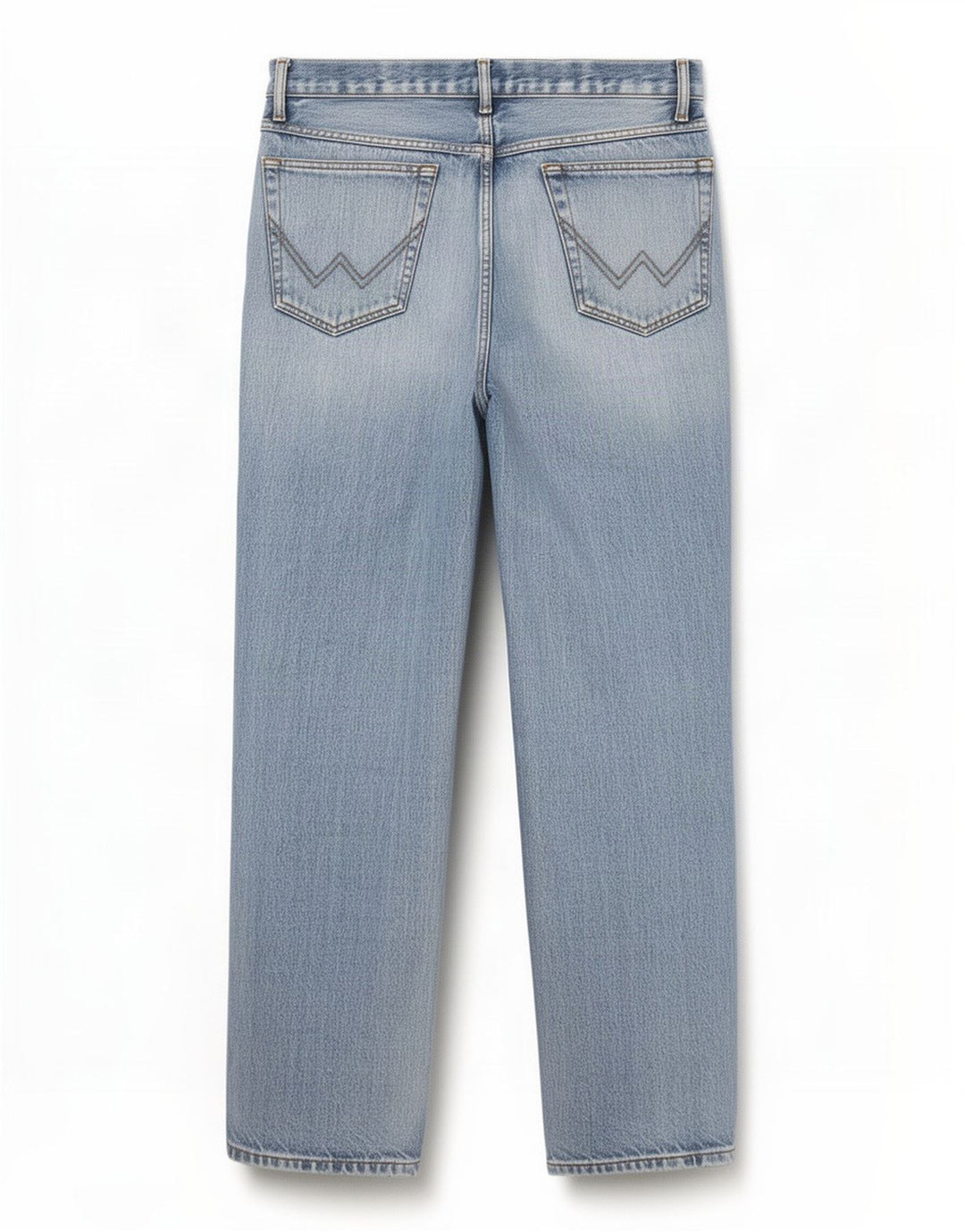 Wrangler Jean droit Texas femme W34 L32 bleu coton