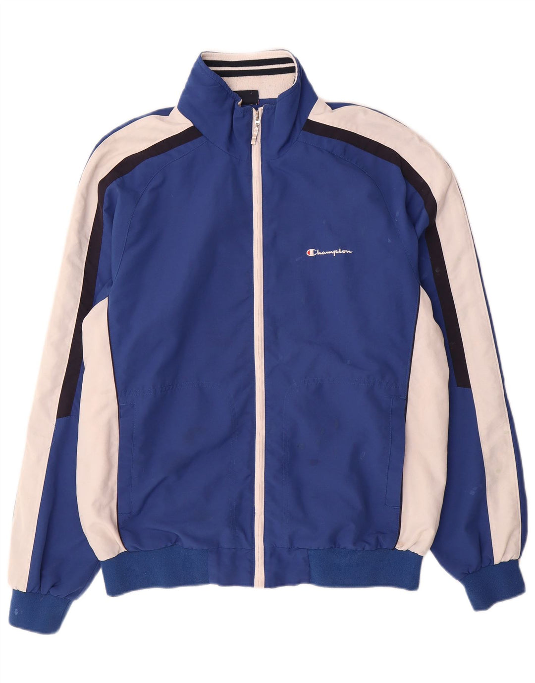 Champion Veste de survêtement pour homme XL Bleu Colorblock Polyester