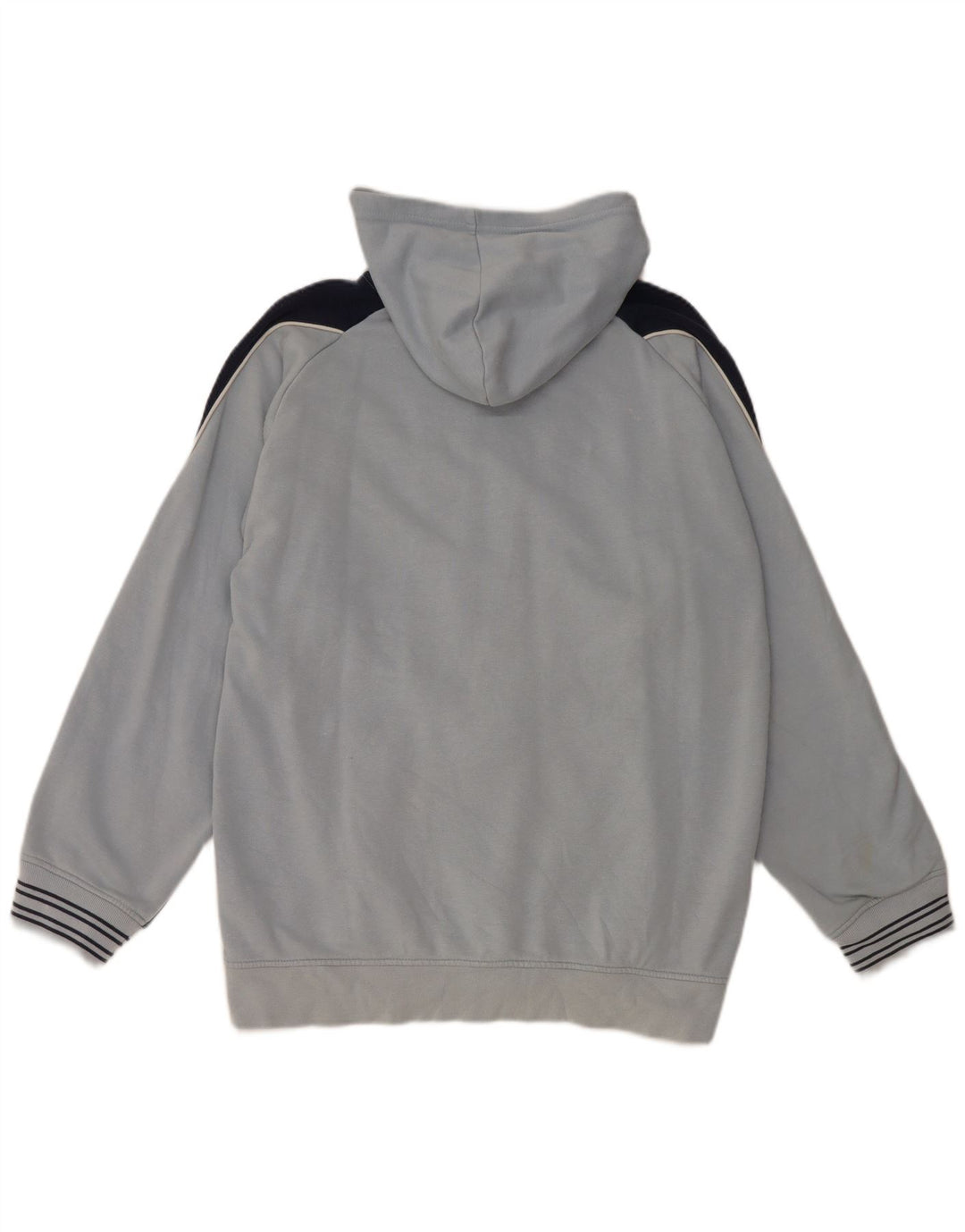 Nike Pull à capuche zippé graphique pour garçon 13-14 ans XL Bleu Colorblock Coton