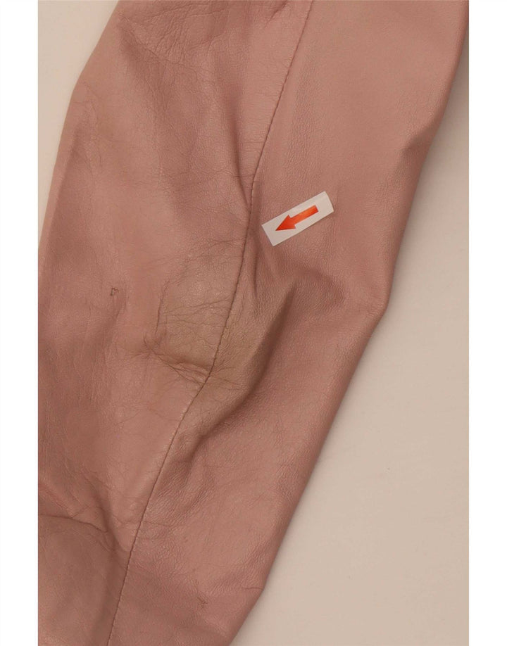 Wanted Veste de course en cuir pour femme IT 48 XL Rose