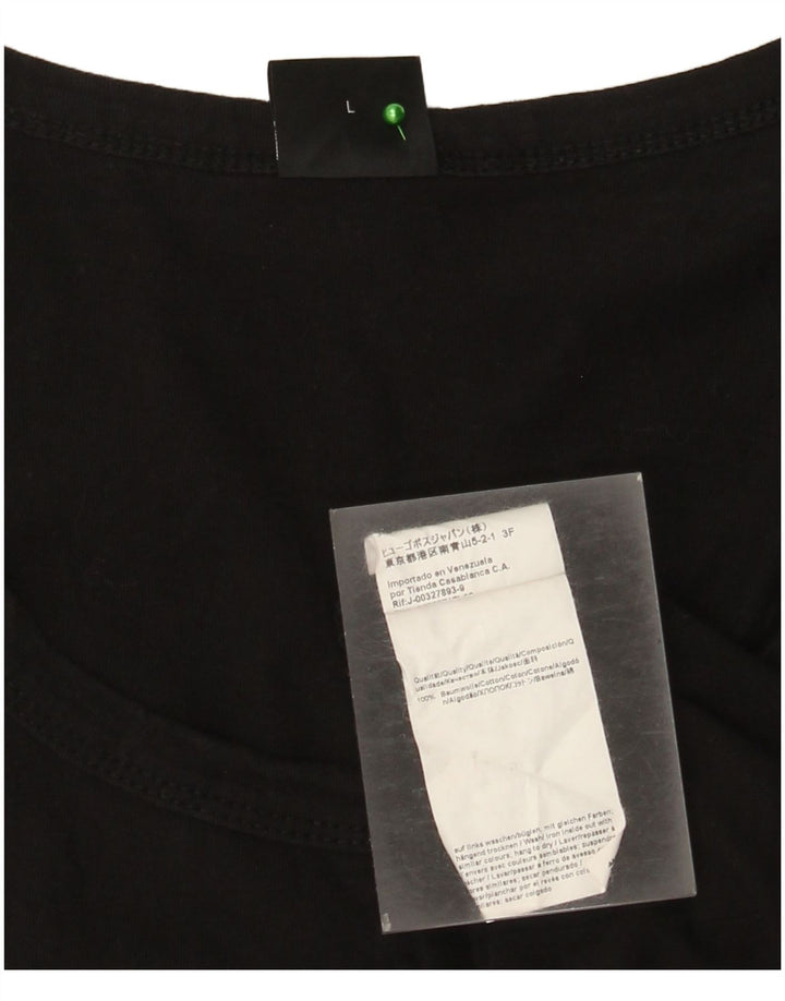 Hugo Boss Débardeur graphique pour hommes, grand, en coton noir