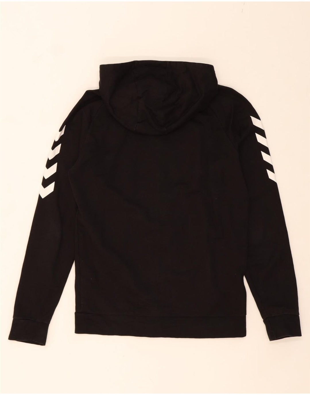 HUMMEL Mens Zip Hoodie Sweater Small Black Cotton Vintage Hummel and Second-Hand Hummel from Messina Hembry 