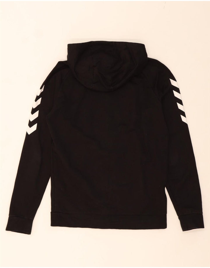 HUMMEL Mens Zip Hoodie Sweater Small Black Cotton Vintage Hummel and Second-Hand Hummel from Messina Hembry 