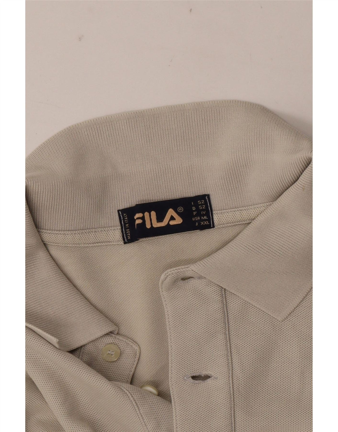 Fila Polo Homme IT 52 Large Beige