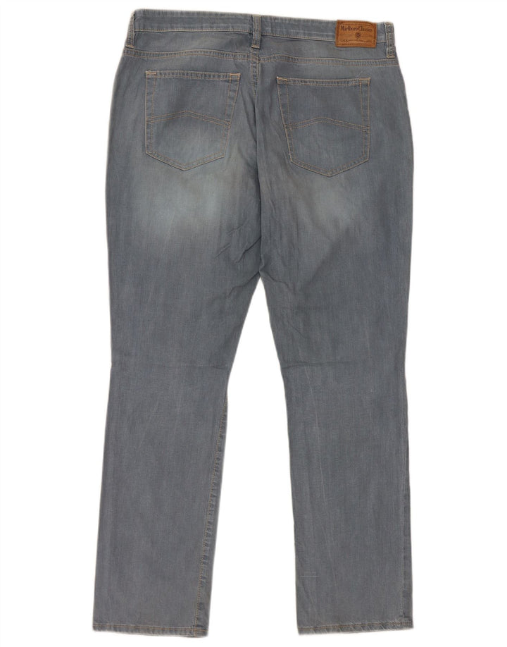 Marlboro Classics Jean Slim Homme W32 L29 Bleu Coton