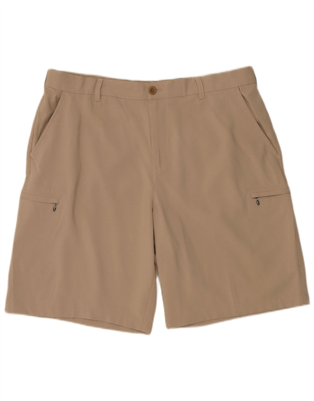 IZOD Short Cargo Homme W38 XL Beige Polyester