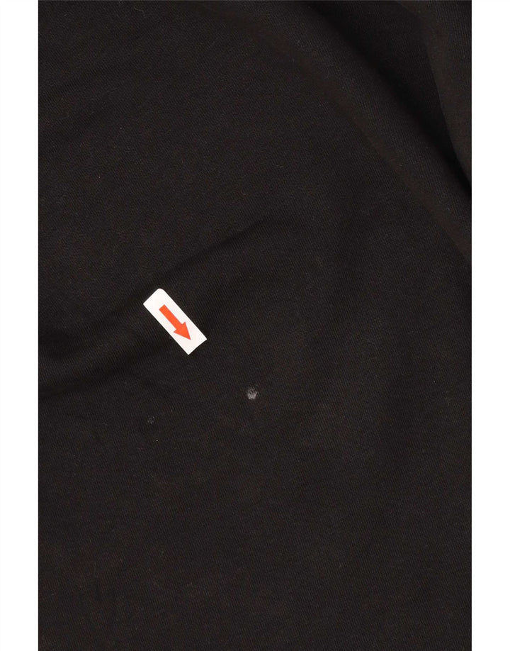 Ellesse Sweat-shirt graphique pour homme en coton noir Small