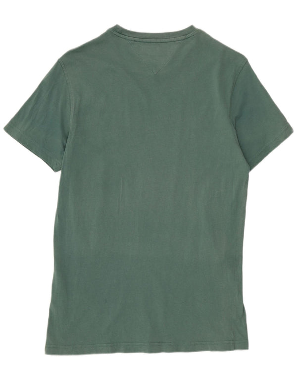 Tommy Hilfiger T-Shirt Homme Petit Vert Coton