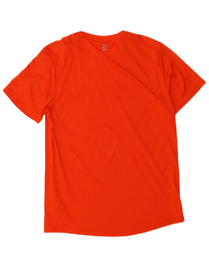 Under Armour T-Shirt Heat Gear Graphic Homme Orange Moyen Polyester