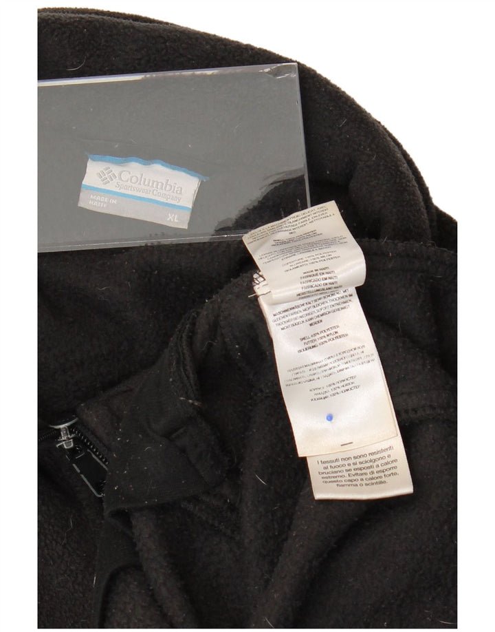 COLUMBIA Veste Polaire Homme UK 42 XL Noir Polyester