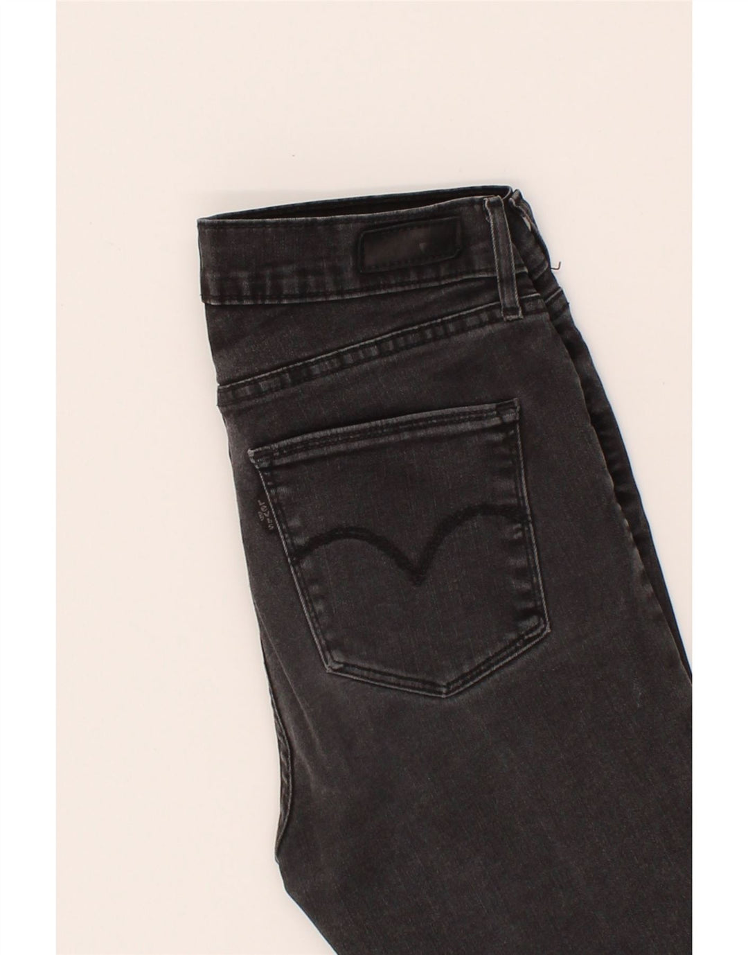 LEVI'S Womens Slim Jeans W28 L25 Grey Vintage Levi's and Second-Hand Levi's from Messina Hembry 
