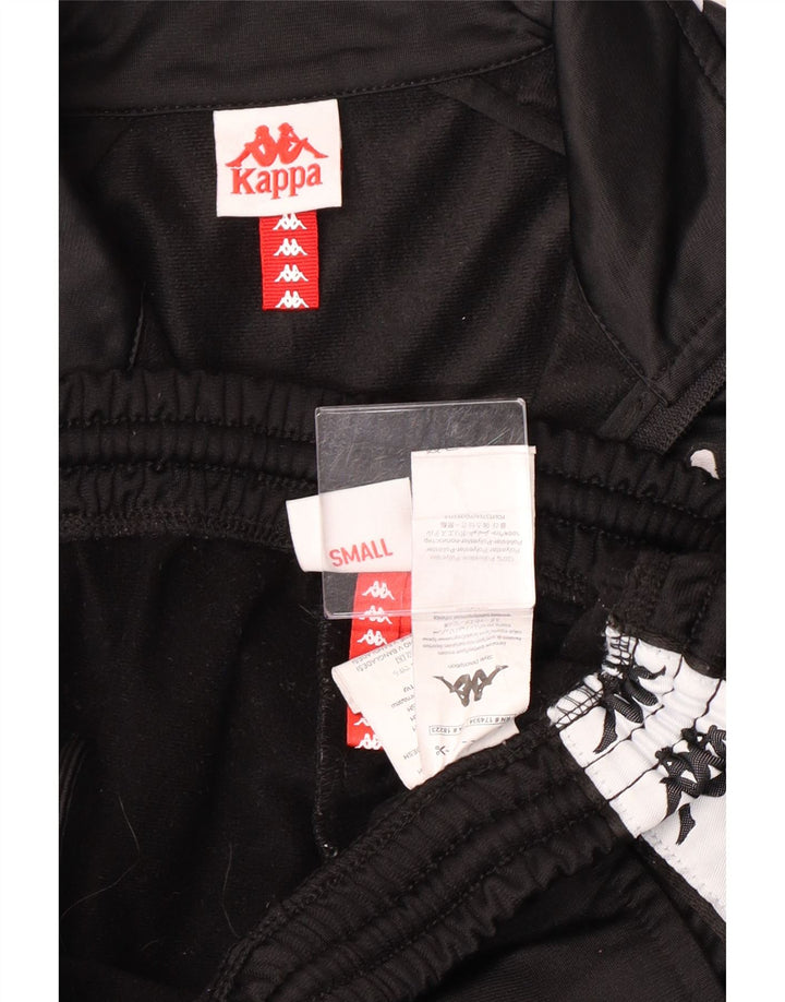 Kappa Survêtement complet graphique pour femme UK 10 Small Black Colourblock