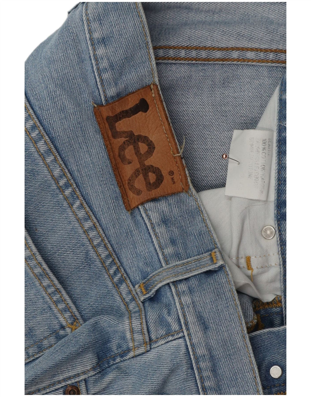 Lee Jean Droit Homme W36 L31 Bleu Coton