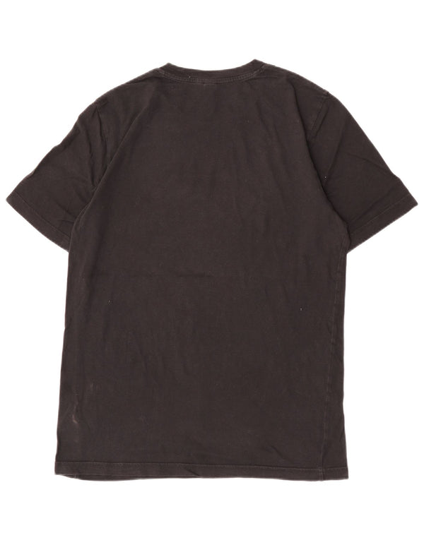 Adidas T-shirt à manches courtes pour homme en coton noir Taille S