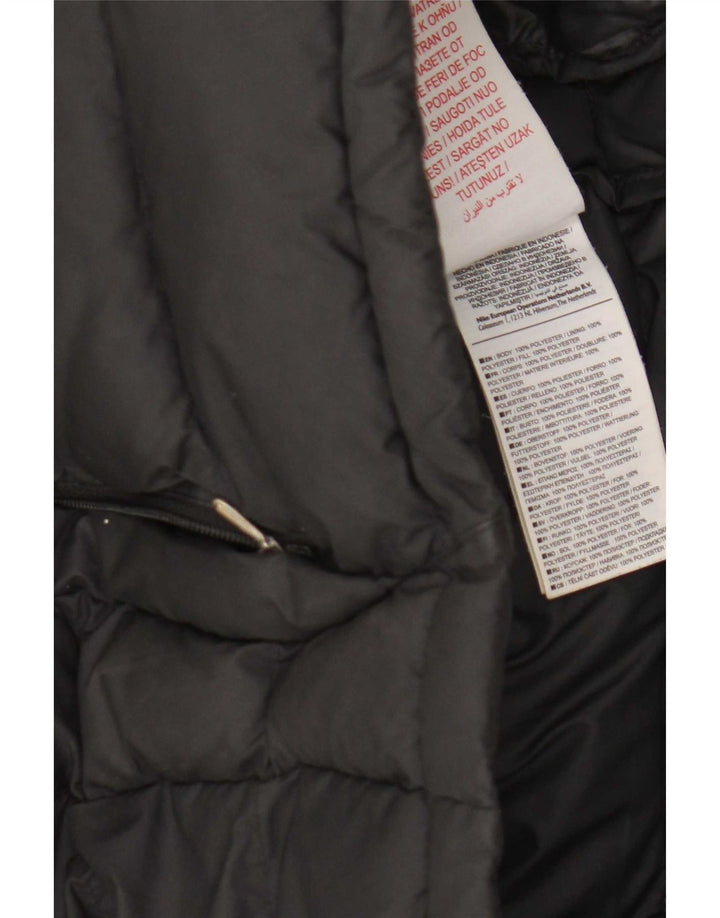 Nike Garçons Gilet Rembourré 12-13 ans Grand Noir Polyester