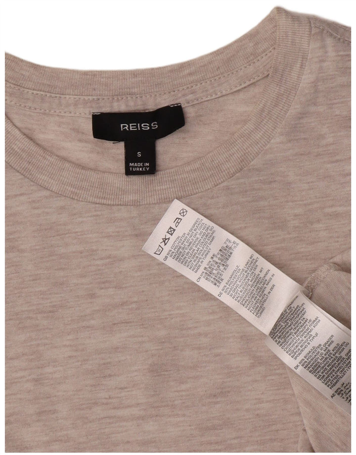 Reiss T-Shirt Homme Petit Gris Coton