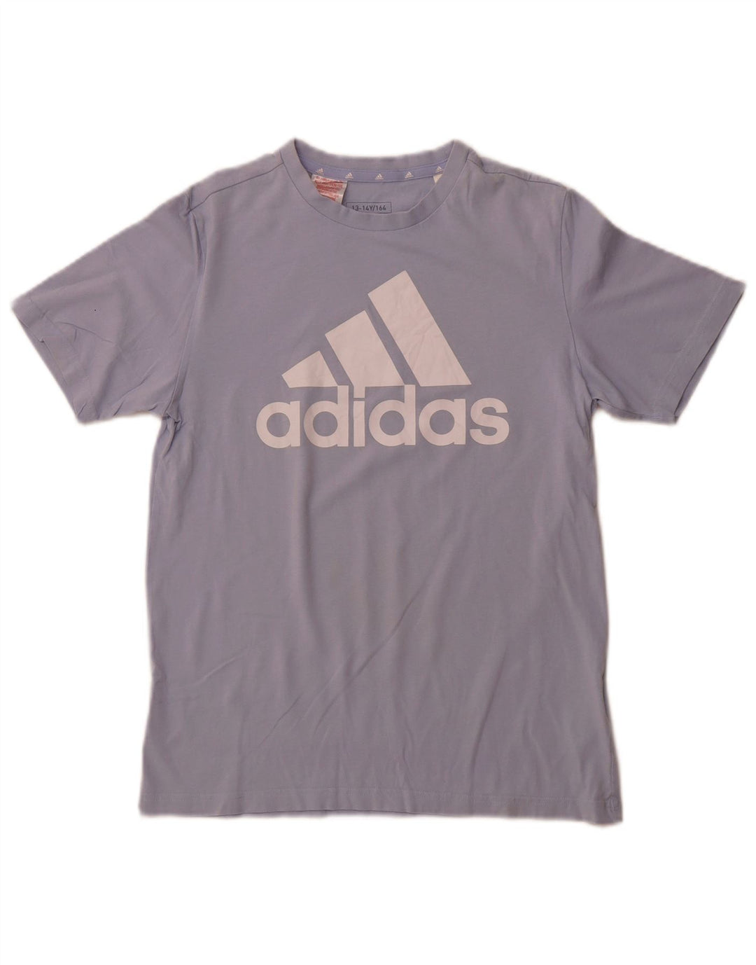 ADIDAS T-Shirt Graphique Fille 13-14 ans Bleu Coton