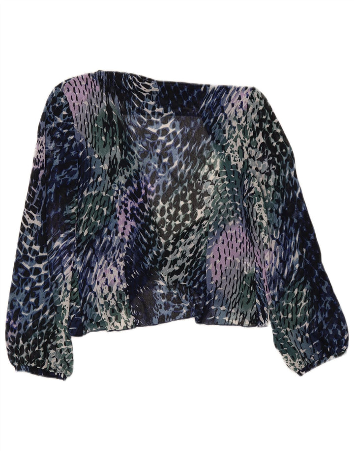 ROSANNA PELLEGRINI Chemisier Femme UK 14 Moyen Multicolore