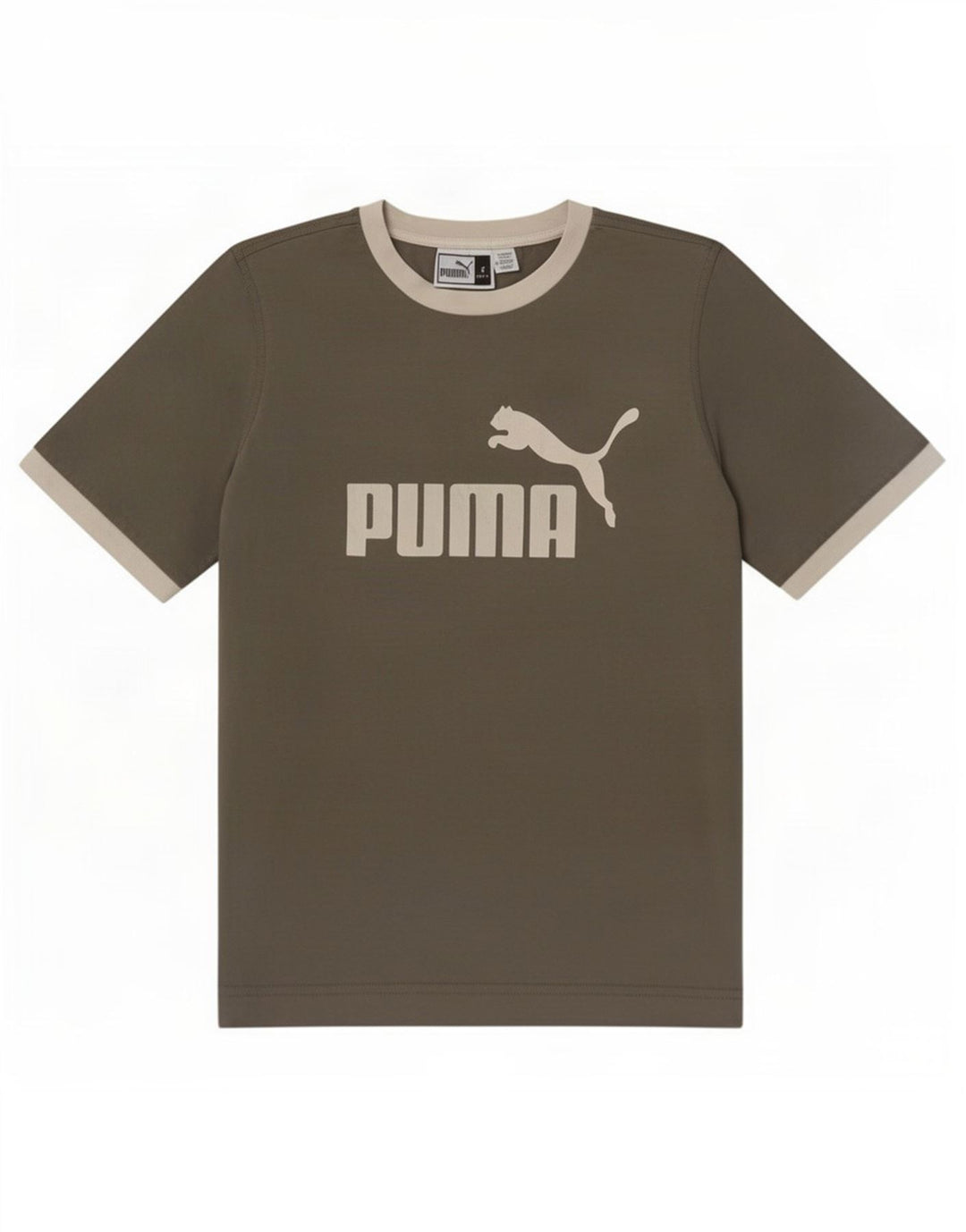 Puma T-Shirt Graphique Homme Petit Gris