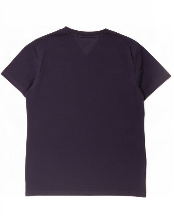 Tommy Hilfiger T-Shirt Homme Haut Large Bleu Marine Coton