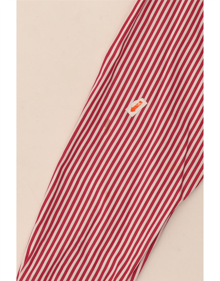 RALPH LAUREN Chemise Femme US 4 Petit Coton Rayé Rouge